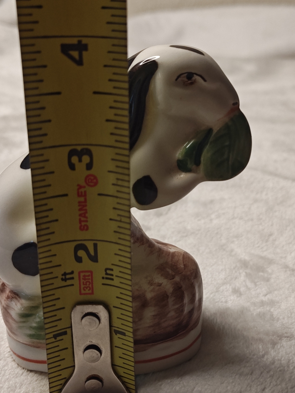 Collectible Staffordshire Ceramic Rabbit Reproduction Metropolitan Museum Art - Picture 6 of 6